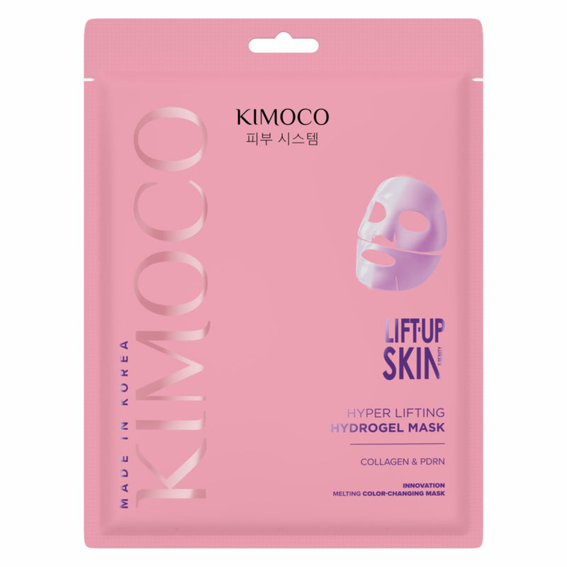 Kimoco Lift Up Hydrogel Mask Collagen & PDRN, hydrogel gezichtsmasker voor lifting en versteviging