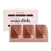 Bottle-Free Beauty Selfdraining Soap Dish Terracotta