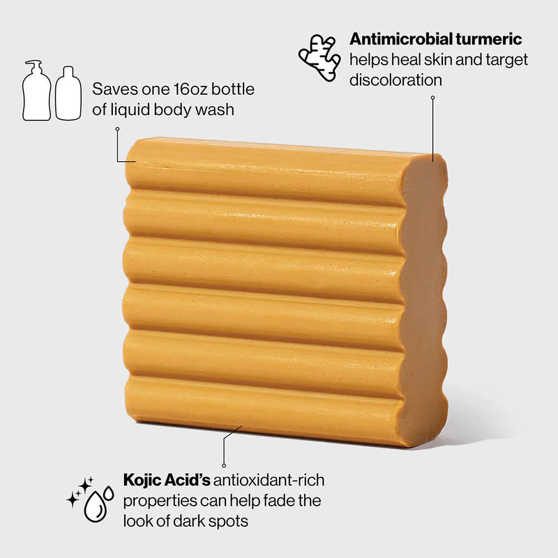 Kitsch Brightening Kojic Acid Solid Face & Body Wash