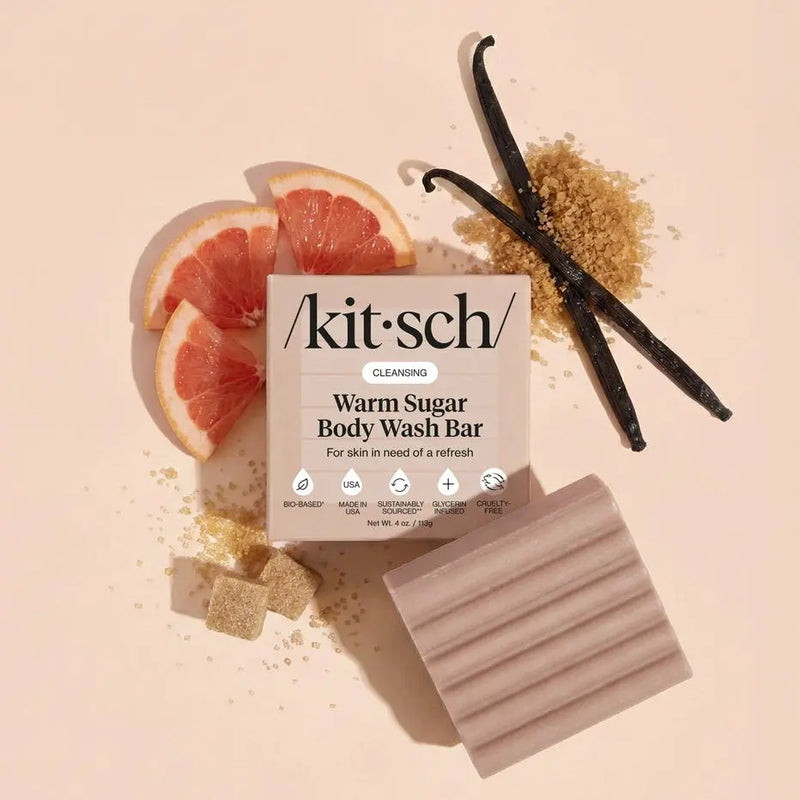 Kitsch Cleansing Body Wash Bar Warm Sugar