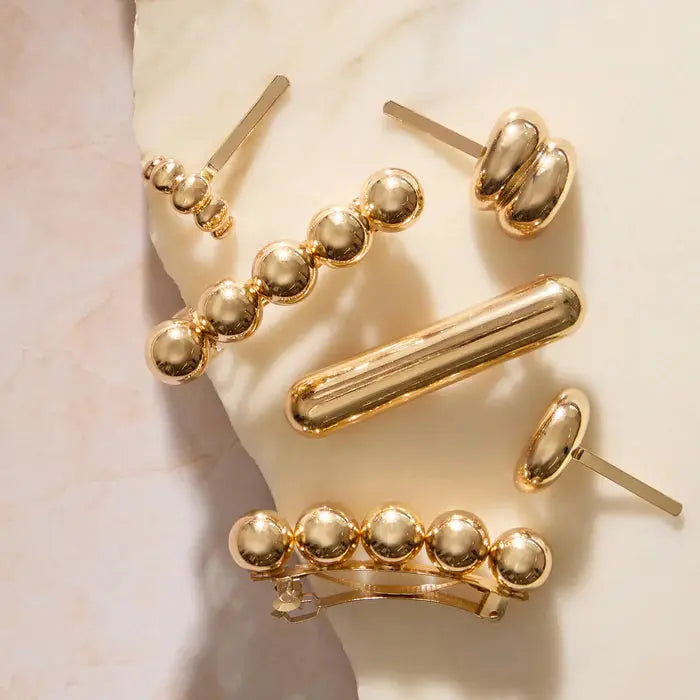 Kitsch Metal Pony Pins Gold