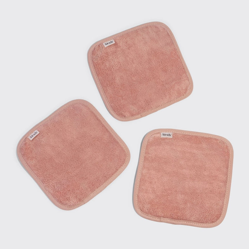 Kitsch Microfiber Face Towels 3pc Set Terracotta 4