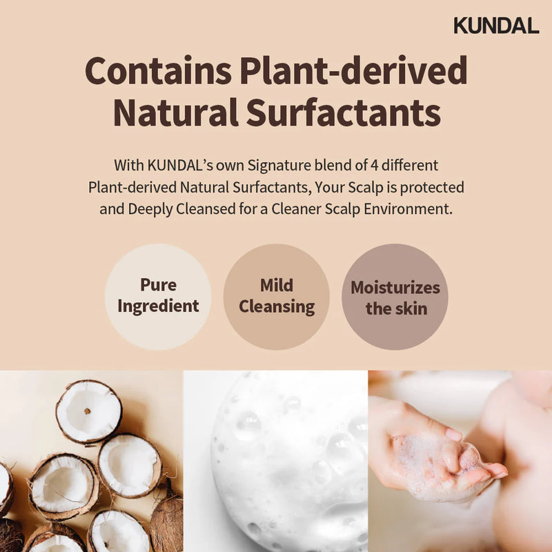 Kundal Honey & Macadamia Nature Shampoo Amber Vanilla