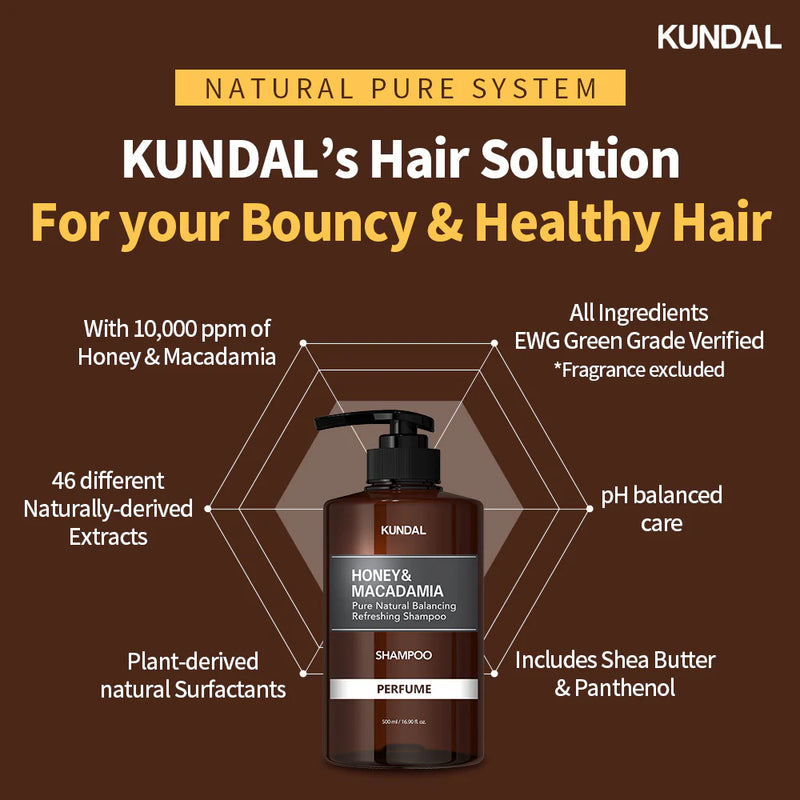 Kundal Honey & Macadamia Nature Shampoo Cherry Blossom