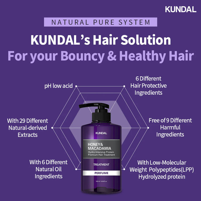 Kundal Honey & Macadamia Protein Treatment English Rose