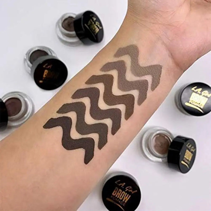 LA Girl Brow Pomade Dark Brown, waterbestendige wenkbrauwpomade