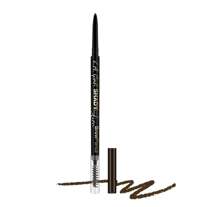 LA Girl Shady Slim Brow Pencil Espresso, wenkbrauwpotlood met spoolie