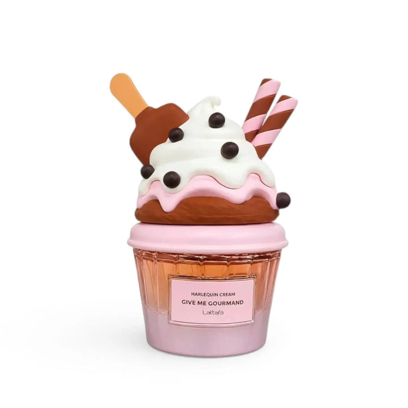 Lattafa Give Me Gourmand Harlequin Cream Eau de Parfum, zoete gourmand geur