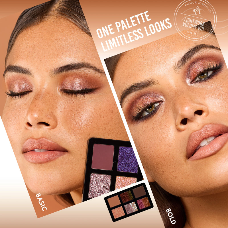 Danessa Myricks Beauty Lightwork Palette VIII Freedom Palette, oogschaduwpalette met 18 tinten