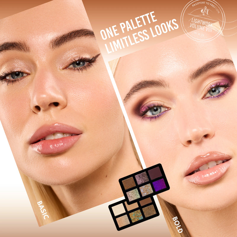 Danessa Myricks Beauty Lightwork Palette VIII Freedom Palette, oogschaduwpalette met 18 tinten