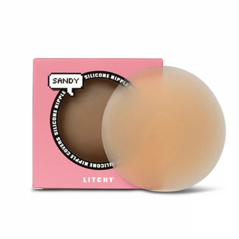 Litchy Silicone Nipple Covers Sandy