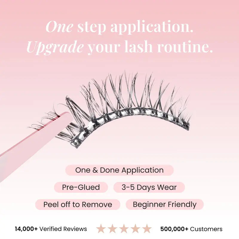 Lola's Lashes Tapered Flick Pre Glued Half Lashes