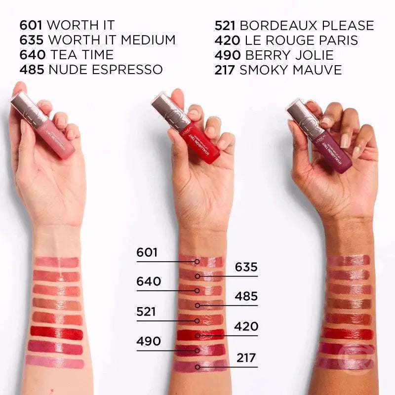 L'Oréal Paris Hyaluron Tint Lipstain 635 Worth It Medium