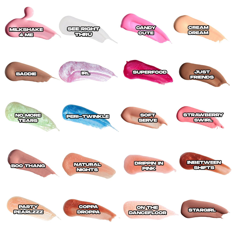 Made By Mitchell Beam Lip Gloss Milkshake 4 Me Mini, roze hoogglans lipgloss, foto 2 van 2