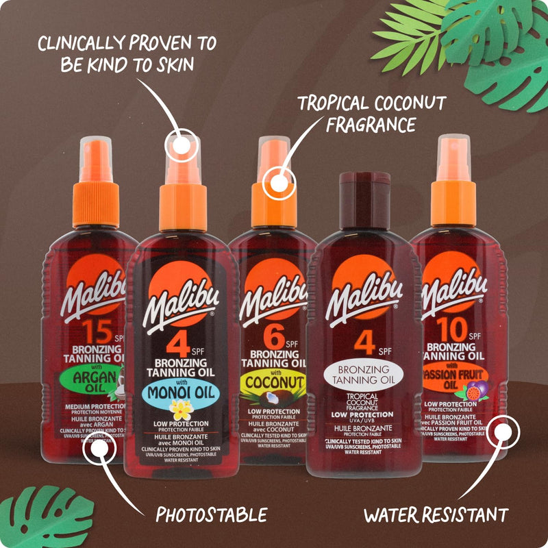 Malibu Suncare SPF 15 Dry Oil Spray 200 ml.
