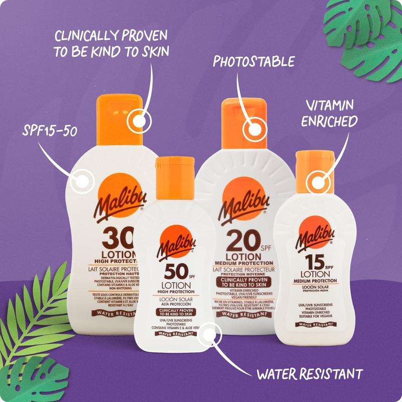 Malibu Suncare SPF 15 Lotion 200 ml.