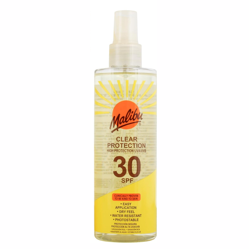 Malibu Suncare SPF 30 Clear Protection Spray Pump 250 ml.