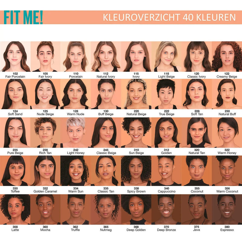 Maybelline Fit Me Matte and Poreless Foundation 115 Ivory, vloeibare foundation voor een matte finish, foto 4 van 5