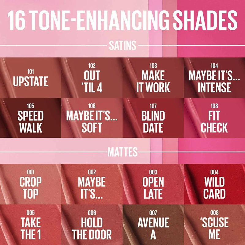 Maybelline Maybe It's Serum Lipstick 104 Maybe It's Intense