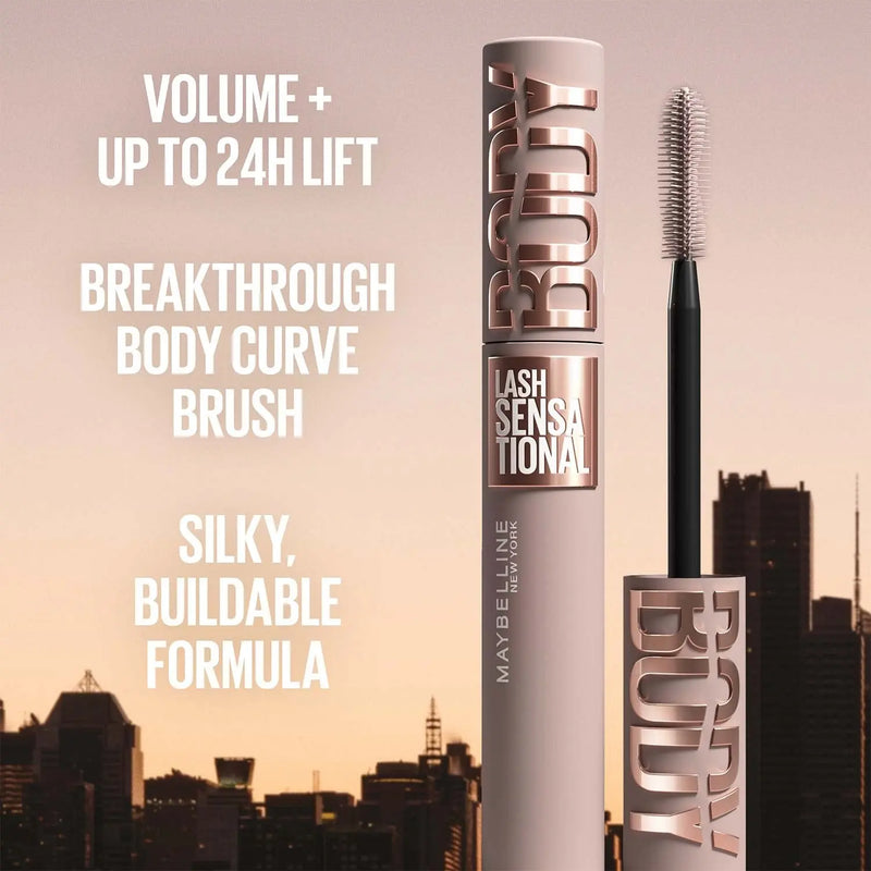 Maybelline Sensational Body Mascara Waterproof Black