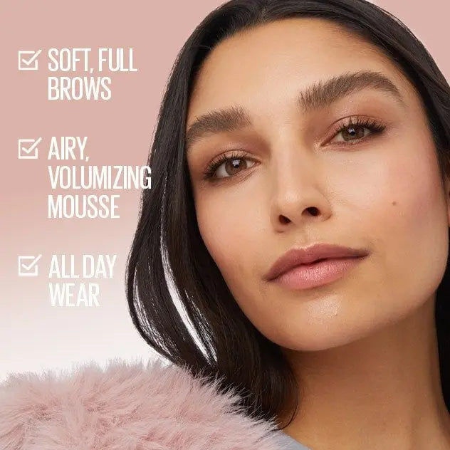 Maybelline Superfluff Brow Mousse 257 Medium Brown, wenkbrauwmousse voor volume en definitie