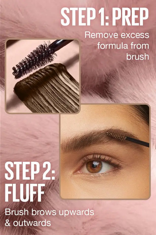Maybelline Superfluff Brow Mousse 260 Deep Brown, wenkbrauwmousse voor volume en definitie