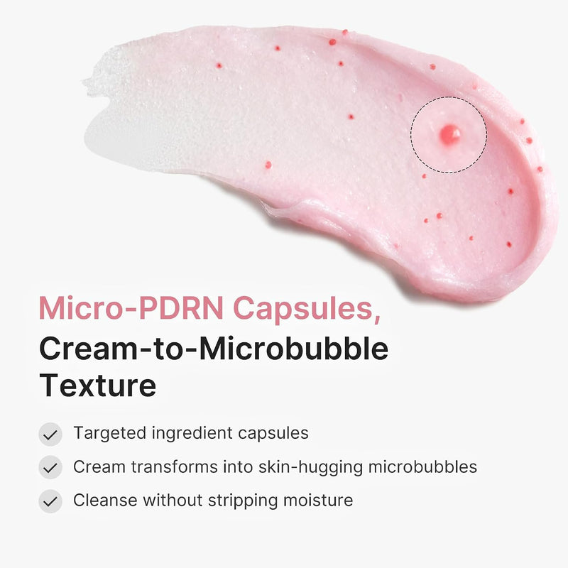 Medicube PDRN PINK Glutathione Capsule Cleansing FOAM, gezichtsreinigingsfoam voor een egale huid