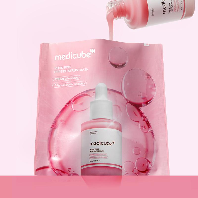 Medicube PDRN Pink Peptide Serum Mask