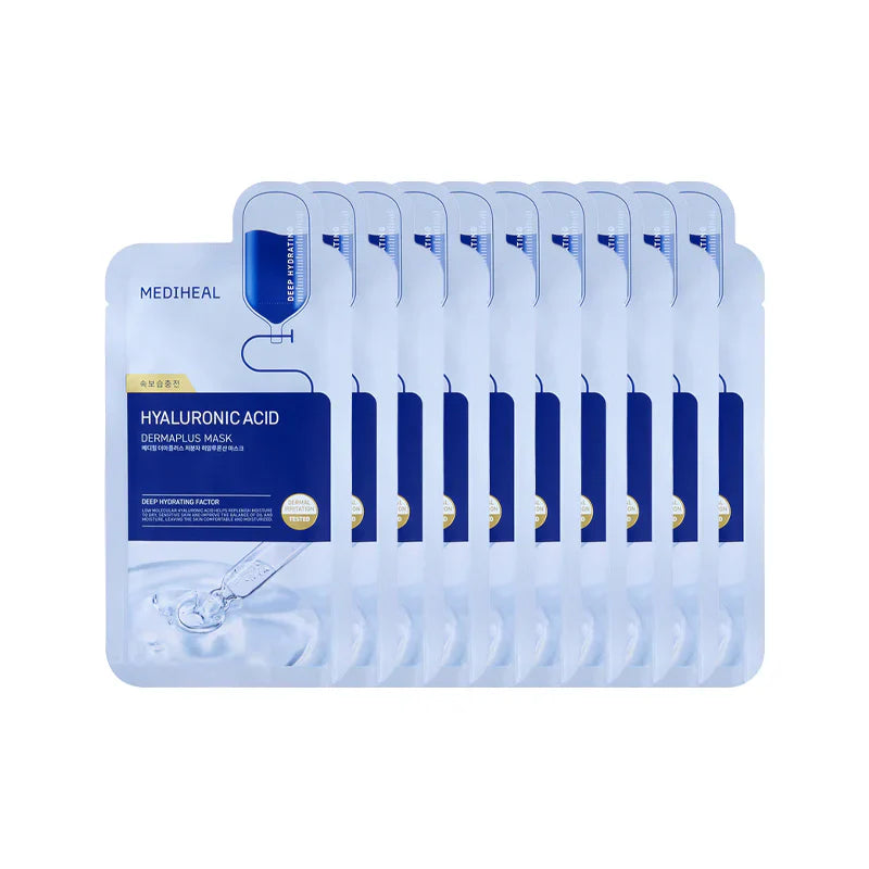Mediheal Dermaplusa Low Molecular Hyaluronic Acid Mask 10-Pack