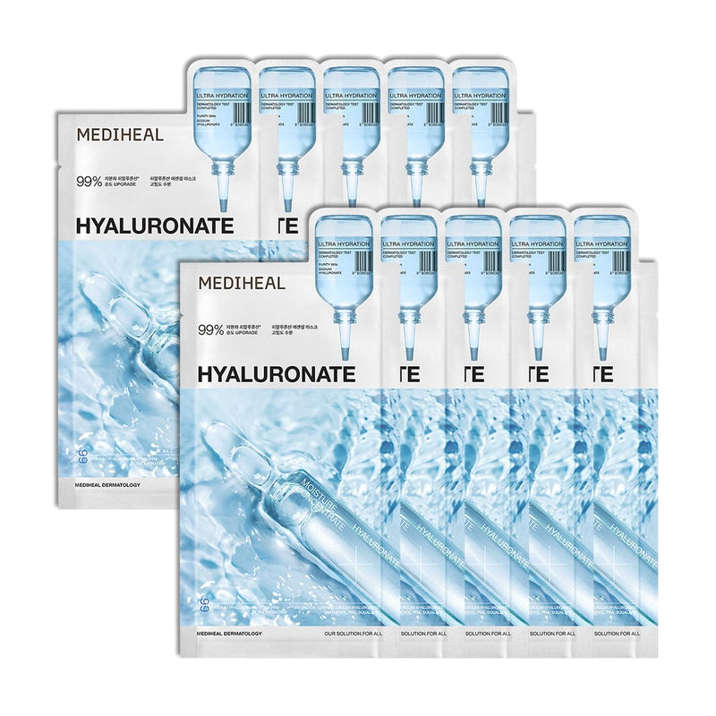 Mediheal Hyaluronate Essential Mask Ultra Hydration 10-Pack