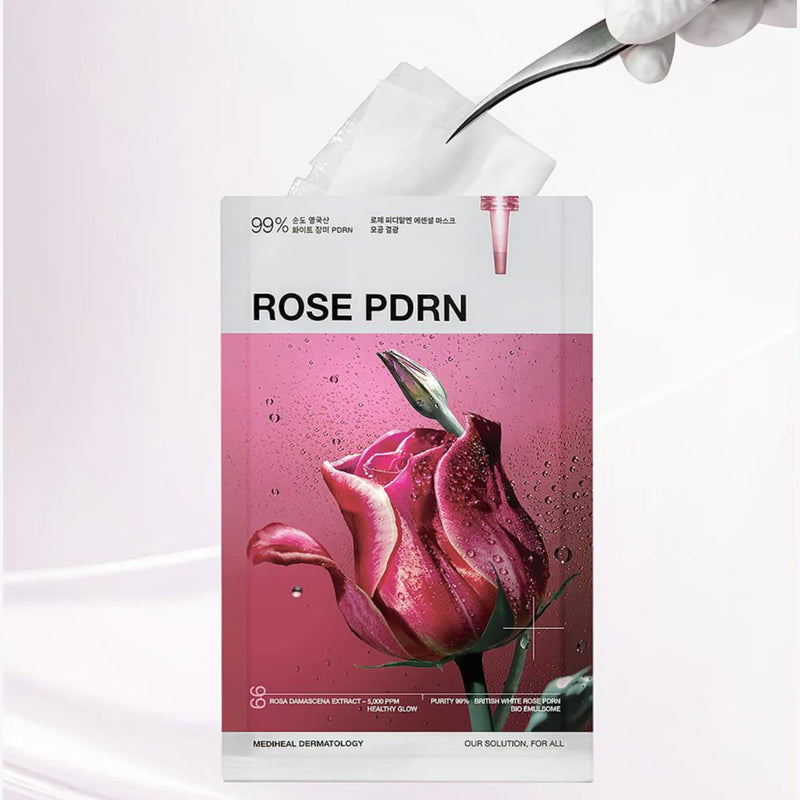Mediheal Rose PDRN Essential Mask Healthy Glow 10-Pack