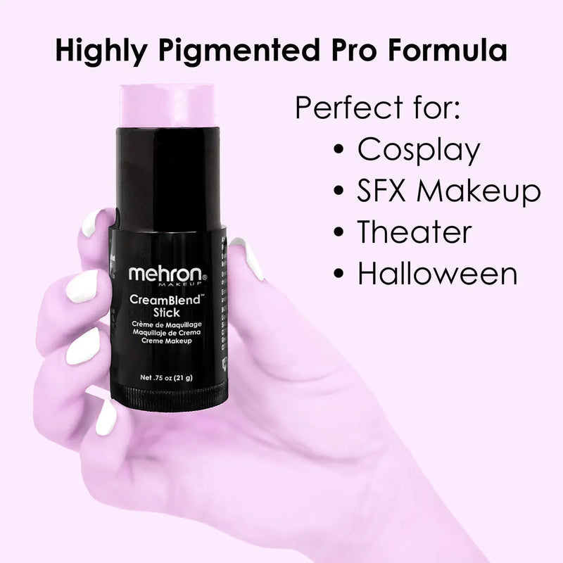 Mehron Makeup CreamBlend Stick Pastel Purple