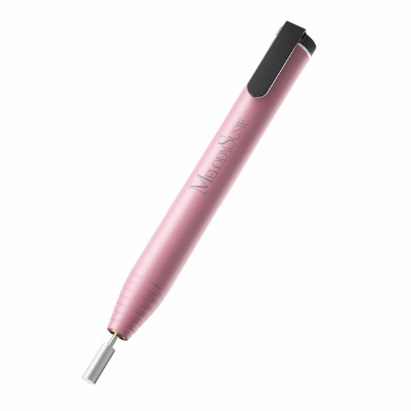 MelodySusie PocketNail PC100GR Innovative Pen-Shaped Portable Nail Drill Modular Version Pleasing Pink