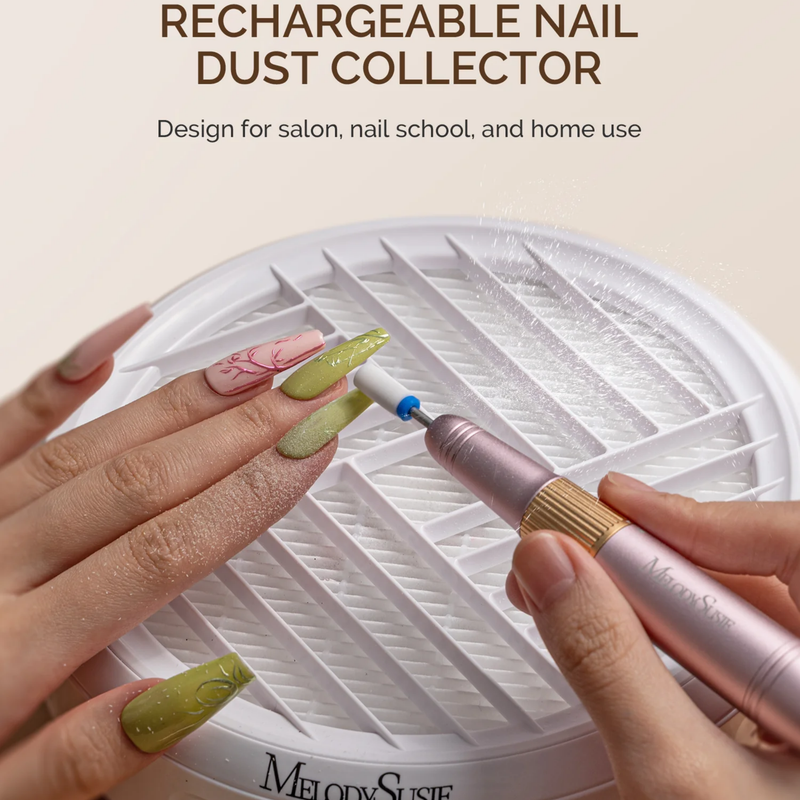 MelodySusie SProR Cordless & Rechargeable Nail Dust Collector White