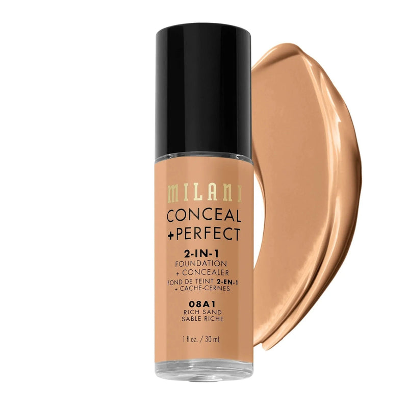 2-in-1 Foundation and Concealer 08A1 Rich Sand