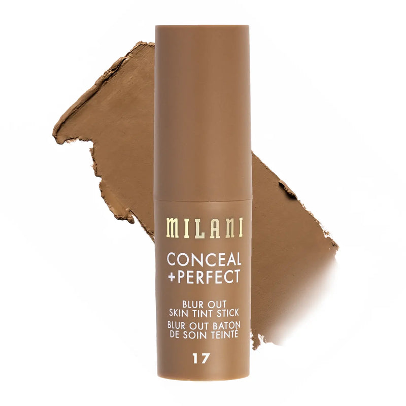 Milani Conceal + Perfect Blur Out Skint Tint 17 Deep Tan Warm Yellow