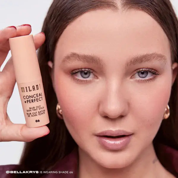 Milani Conceal + Perfect Blur Out Skin Tint 11 Medium Tan Warm Neutral foundation stick, foto 5 van 7