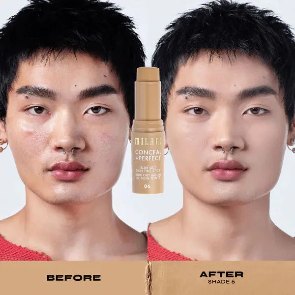 Milani Conceal + Perfect Blur Out Skin Tint 06 Light Warm Peach, romige stick foundation, foto 2 van 7
