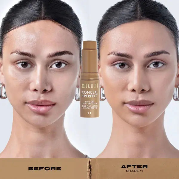 Milani Conceal + Perfect Blur Out Skin Tint 11 Medium Tan Warm Neutral foundation stick, foto 2 van 7