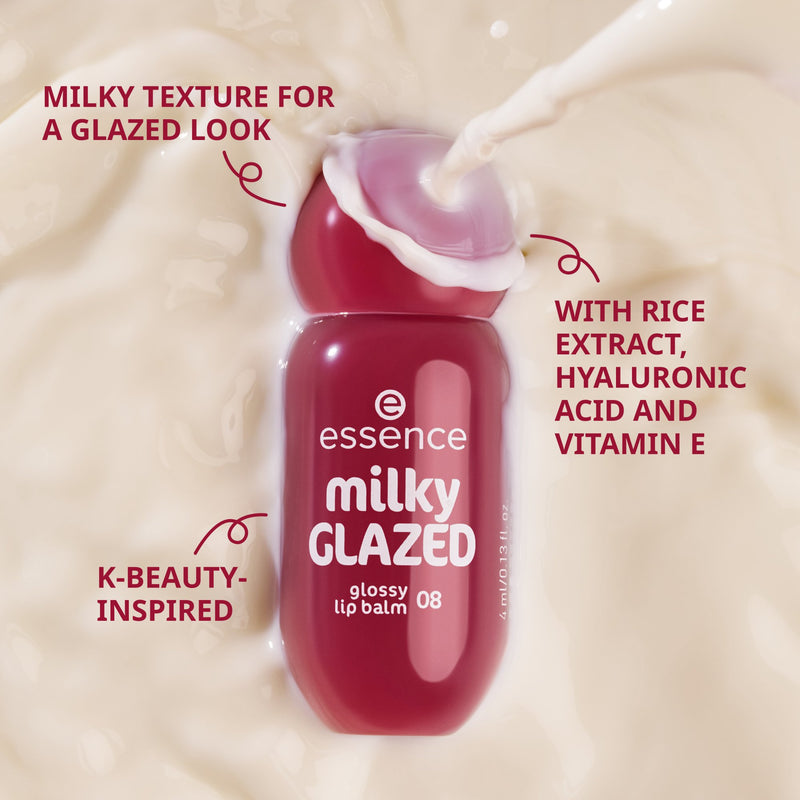 Milky Glazed Glossy Lip Balm 08 Bubble Milk Tea