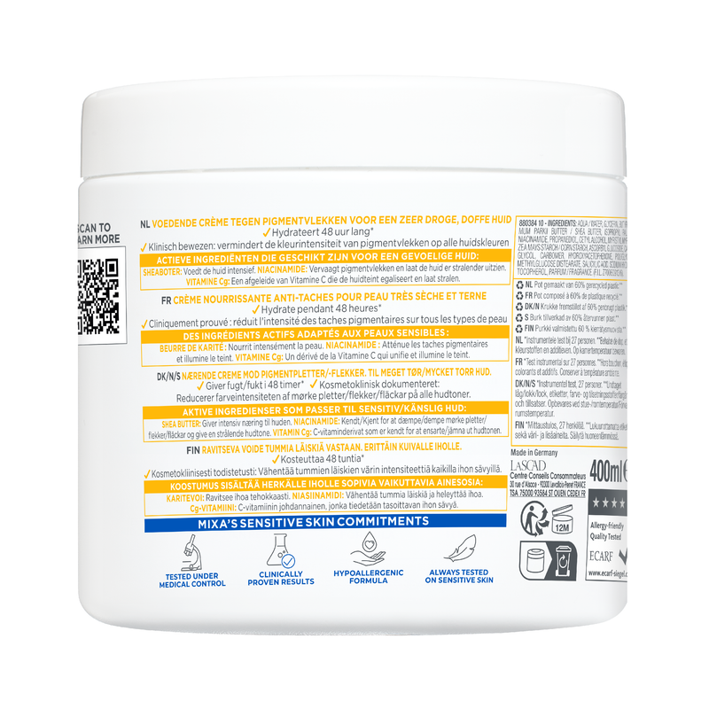 Mixa Niacinamide Bright Moisturizing Cream