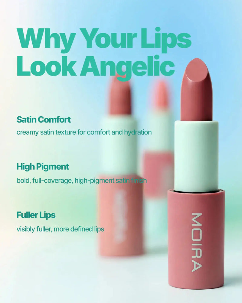 Moira Angel Satin Lipstick 007 Misty Rose