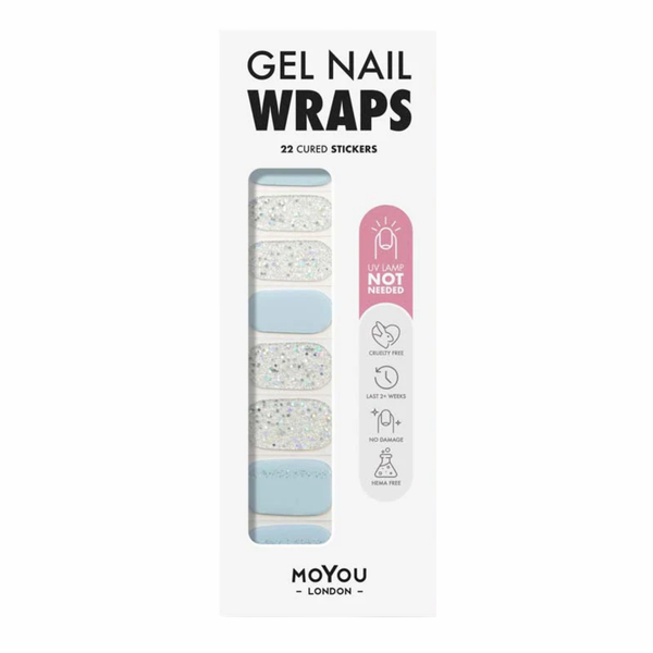 MoYou London Non-UV Gel Wraps Icy Luxe