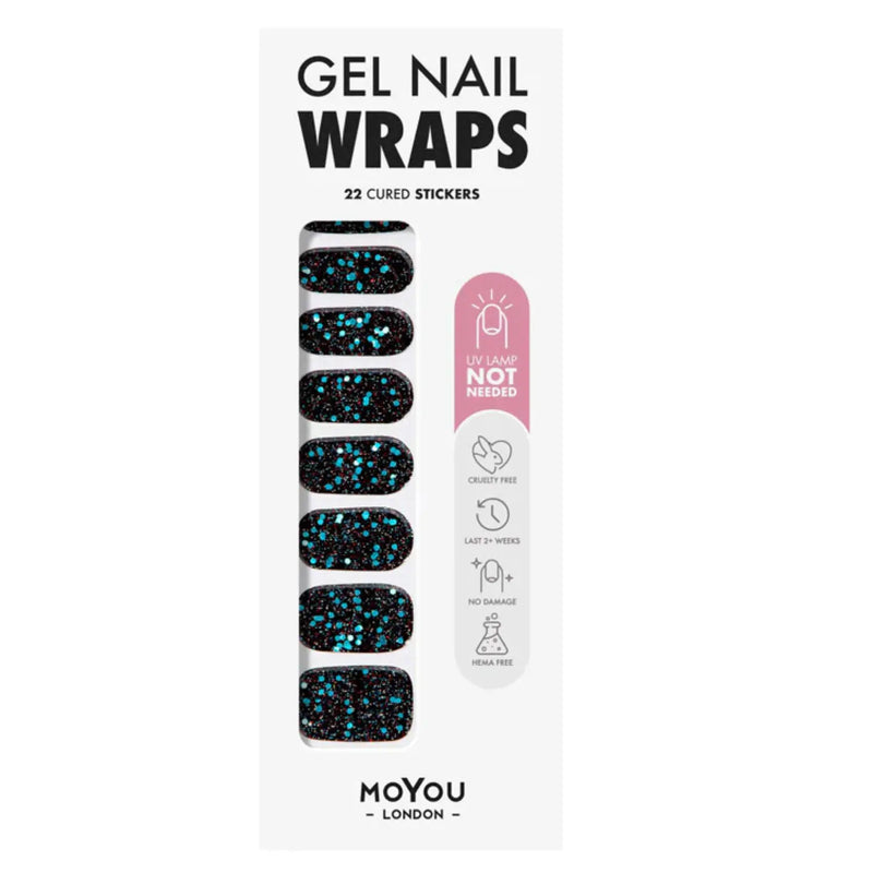 MoYou London Non-UV Gel Wraps Night Code