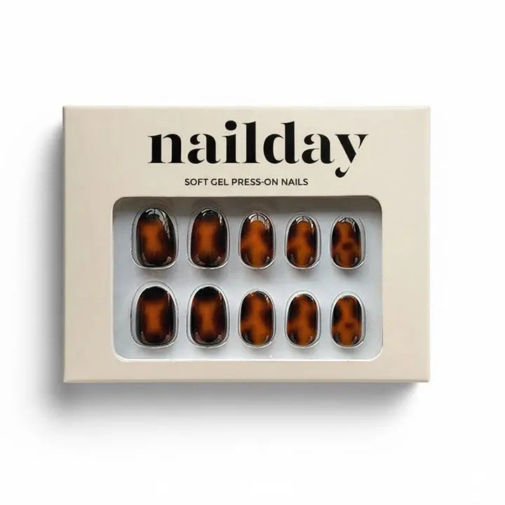 Nailday Soft Gel Press-On Nails Tortoise