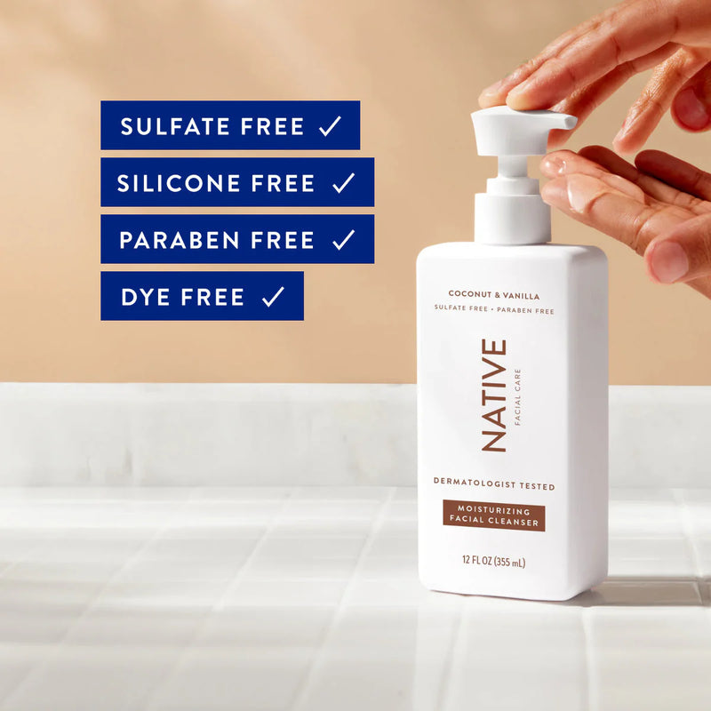 Native Facial Cleanser Coconut & Vanilla