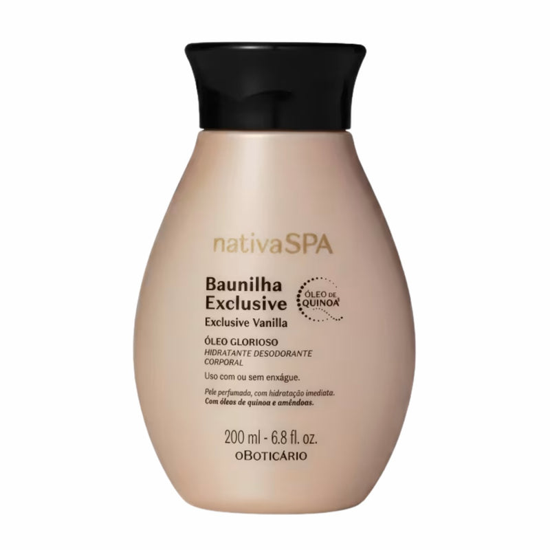 Native Nativa Spa Madagascar Vanille Hydrating Oil, hydraterende lichaamsolie met vanillegeur