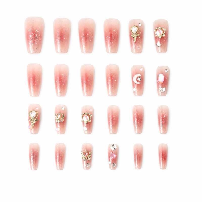 Never Have I Ever Press-On Nails Celestial Moon