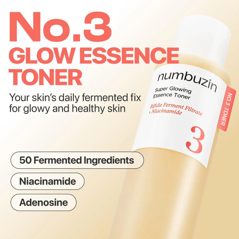 Numbuzin No.3 Bifida Bakuchiol 50 Zero Pore Milky Toner