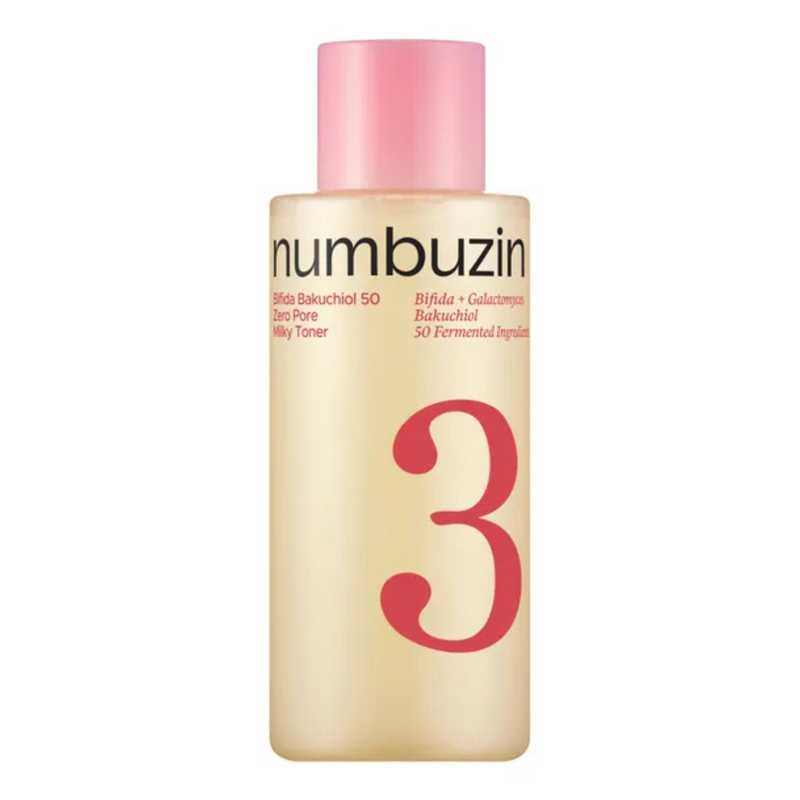 Numbuzin No.3 Bifida Bakuchiol 50 Zero Pore Milky Toner